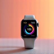 Apple Watch displaying health metrics